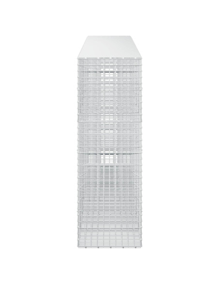 Gabione con filo da 5 mm e rete da 5x5 cm 650x50x150 cm