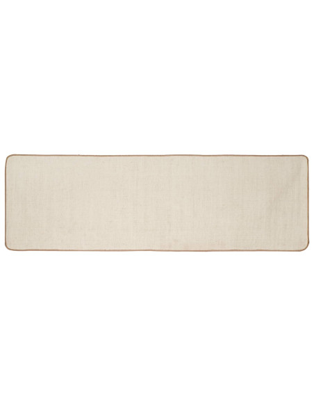Tappeto da Area Marrone Chiaro 80 x 250 cm Juta