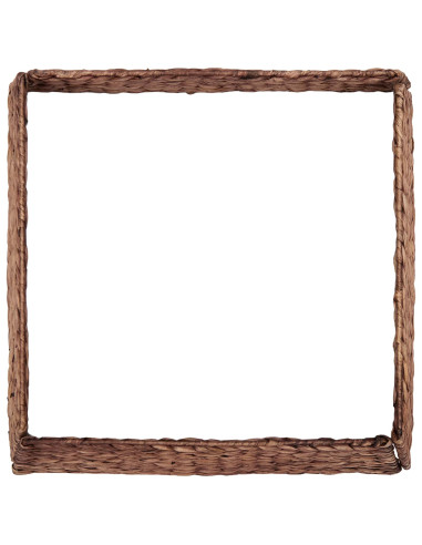 Collare per Albero di Natale Quadrato Marrone 50 x 50 x 25 cm