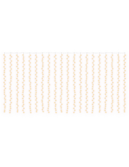 Tenda luminosa Trasparente 600 x 300 cm PVC 600 LED