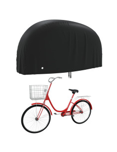 Copertura per Bici Nera 200x85x110 cm 190T Oxford