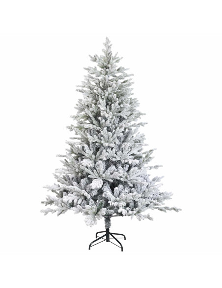 Albero di Natale artificiale con palline 150 cm 150 LED