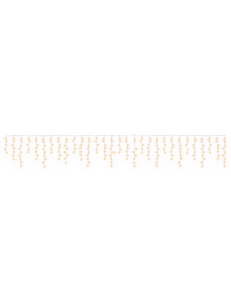 Tende di luci 210 LED Bianco caldo 500 x 72 cm