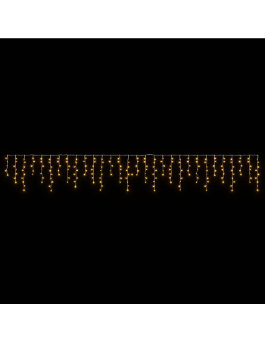 Tende di luci 210 LED Bianco caldo 500 x 72 cm