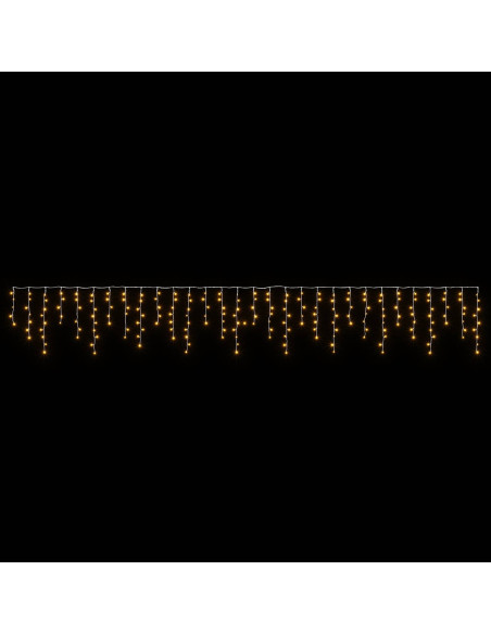 Tende di luci 210 LED Bianco caldo 500 x 72 cm