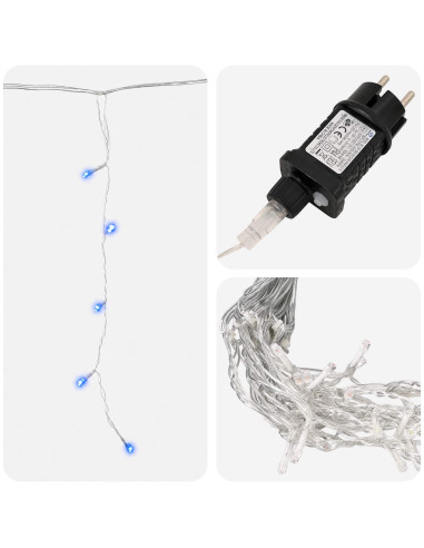 Tende di luci 798 LED Blu 2000 x 72 cm