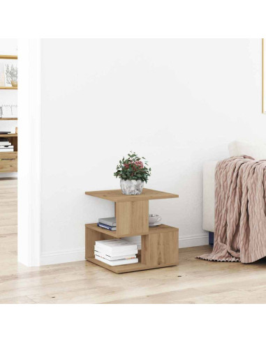 Tavolo laterale Rovere artigianale 40 x 40 x 40 cm