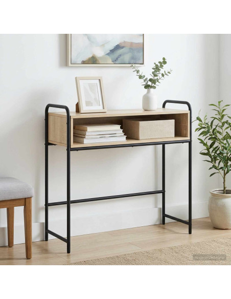 Tavolo consolle Rovere Sonoma 90 x 33 x 80,5 cm