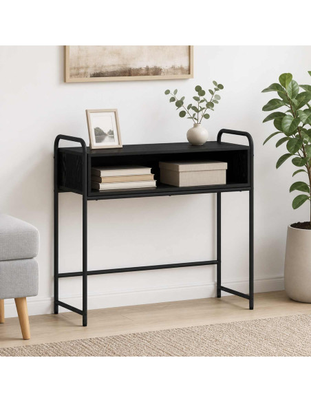Tavolo consolle Rovere Nero 90 x 33 x 80,5 cm