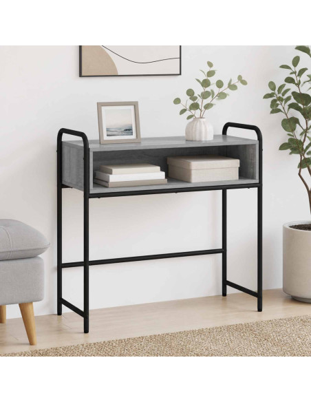 Tavolo consolle Sonoma grigio 90 x 33 x 80,5 cm