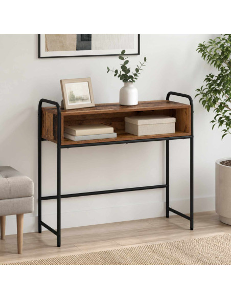 Tavolo consolle Legno antico 90 x 33 x 80,5 cm