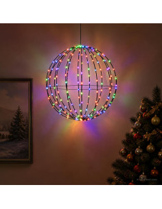 Luce a punta di Natale 120 LED RGB Diametro 40 x 42 cm