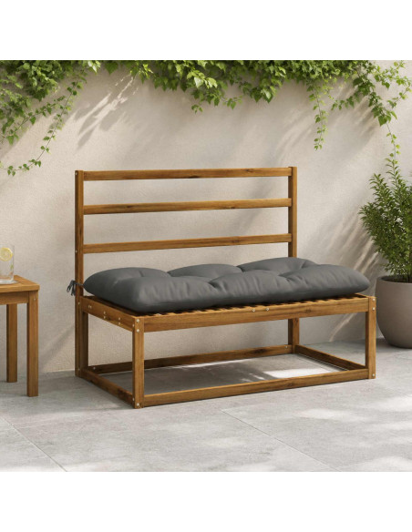 Cuscini per Panchina VIANEN 2 pz 100% Poliestere Grigio