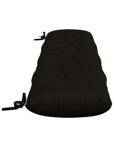 Cuscini per Panchina VIANEN 2 pz 100% Poliestere Nero