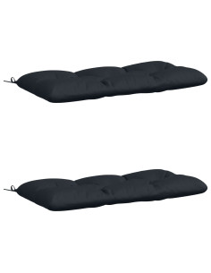 Cuscini per Panchina VIANEN 2 pz 100% Poliestere Blu Scuro 2