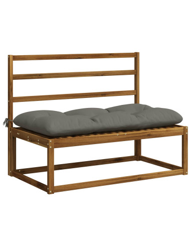 Cuscini per Panchina VIANEN 2 pz 100% Poliestere Grigio