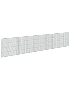 Gabione con Filo da 5 mm e Rete da 5x10 cm 1000x10x200 cm 2
