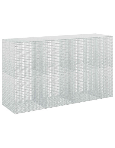 Gabione con Filo da 5 mm e Rete da 5x2,5 cm 350x100x200 cm