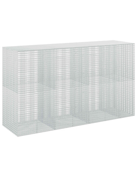 Gabione con Filo da 5 mm e Rete da 5x2,5 cm 350x100x200 cm
