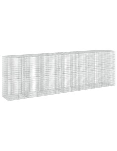 Gabione con Filo da 5 mm e Rete da 5x10 cm 650x100x200 cm 2