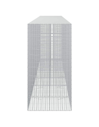 Gabione con Filo da 5 mm e Rete da 5x10 cm 650x100x200 cm