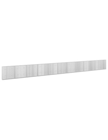 Gabione con Filo da 5 mm e Rete da 5x2,5 cm 1100x20x100 cm
