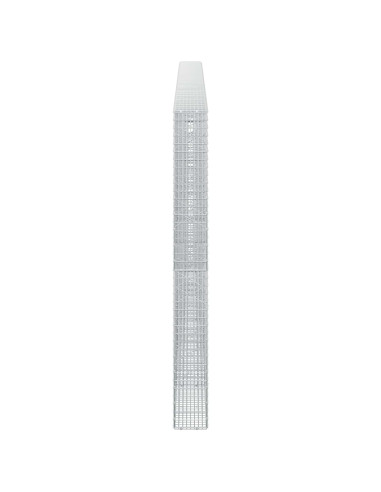 Gabione con Filo da 5 mm e Rete da 5x2,5 cm 550x20x200 cm