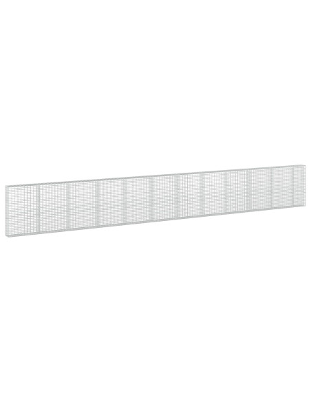 Gabione con Filo da 5 mm e Rete da 5x10 cm 1150x30x150 cm