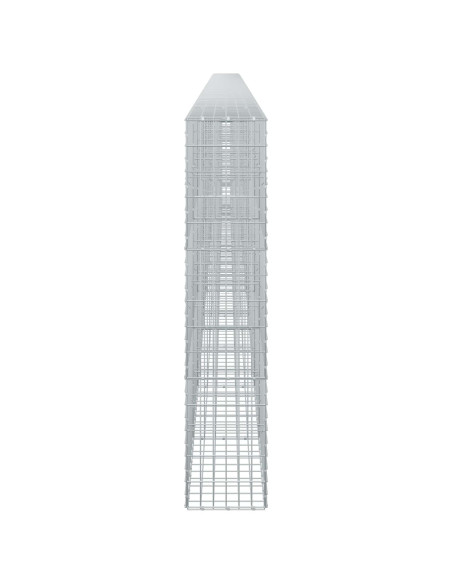 Gabione con Filo da 5 mm e Rete da 5x10 cm 1150x30x150 cm
