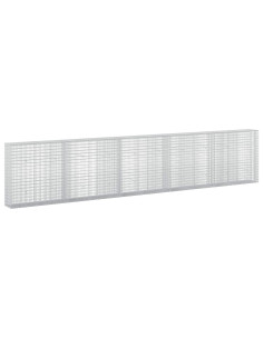 Gabione con filo da 3,5 mm e rete da 5x2,5 cm 500x30x100 cm 2