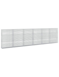 Gabione con filo da 3,5 mm e rete da 5x2,5 cm 600x30x150 cm 2