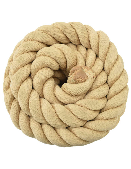 Corda multiuso 40 mm 25 m Naturale PP 9600 kg Carico massimo