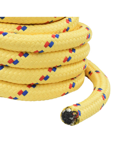 Corda multiuso 40 mm 10 m Giallo PP 9600 kg Carico massimo