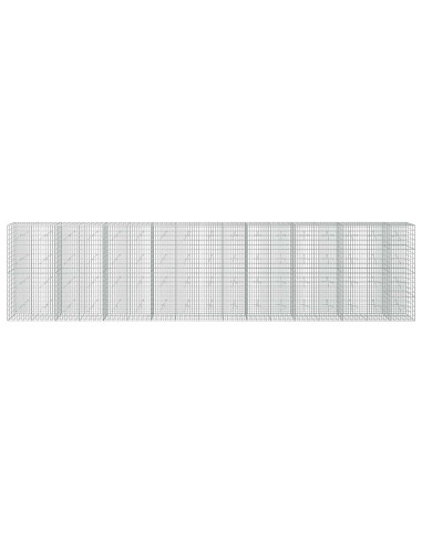 Gabione con Filo da 5 mm e Rete da 5x10 cm 850x20x200 cm