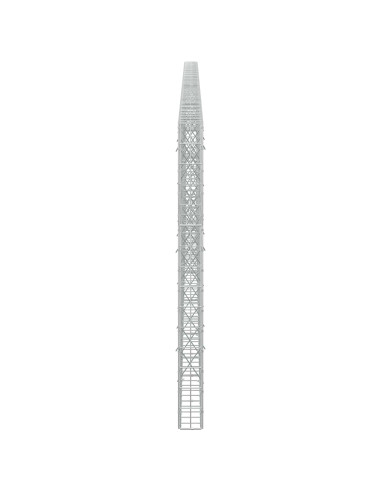 Gabione con Filo da 5 mm e Rete da 5x10 cm 650x10x150 cm