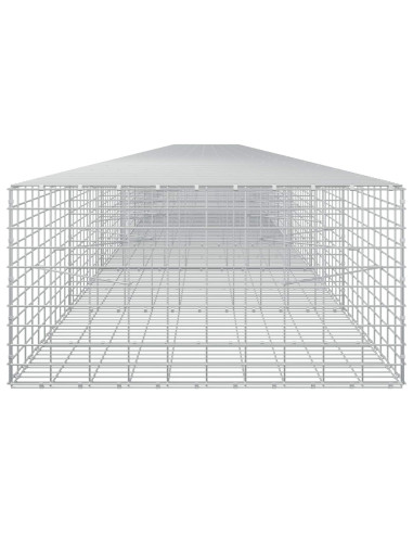 Gabione con Filo da 5 mm e Rete da 5x10 cm 1150x100x50 cm