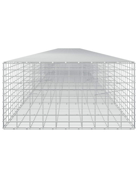 Gabione con Filo da 5 mm e Rete da 5x10 cm 1150x100x50 cm