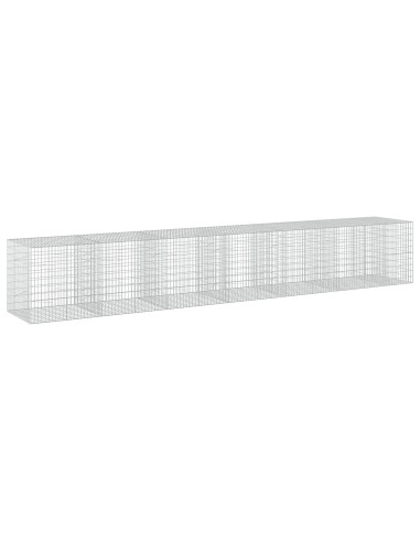 Gabione con Filo da 5 mm e Rete da 5x10 cm 650x100x100 cm