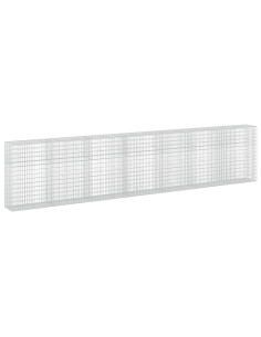 Gabione con Filo da 5 mm e Rete da 5x10 cm 750x50x150 cm 2
