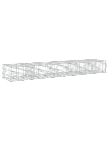 Gabione con Filo da 5 mm e Rete da 5x10 cm 450x100x50 cm