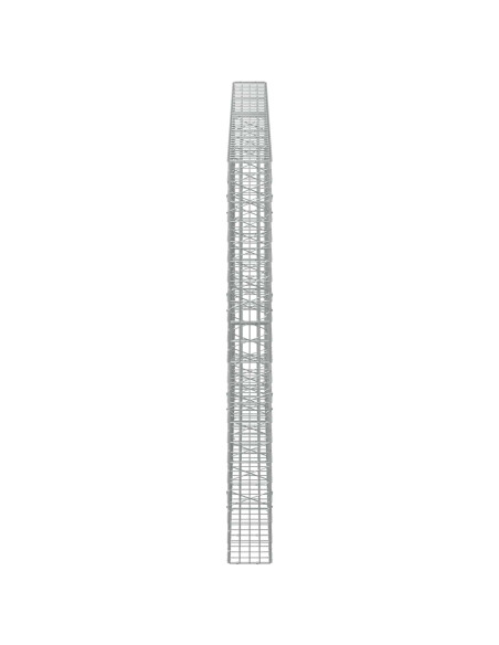 Gabione con Filo da 5 mm e Rete da 5x10 cm 400x20x200 cm