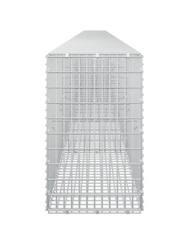 Gabione con filo da 3,5 mm e rete da 5x2,5 cm 700x30x50 cm