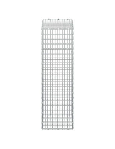 Gabione con filo da 3,5 mm e rete da 5x2,5 cm 50x30x100 cm