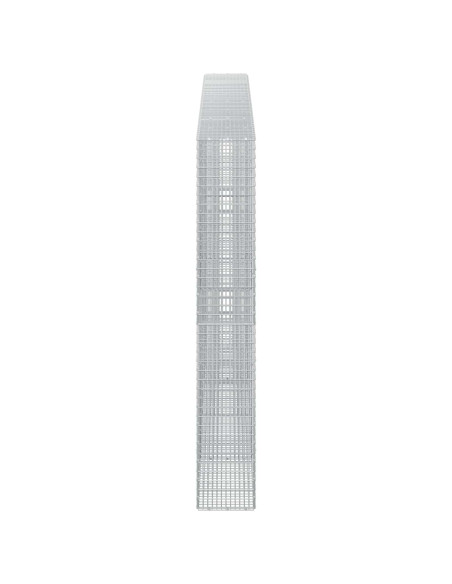 Gabione con filo da 3,5 mm e rete da 5x2,5 cm 400x30x200 cm
