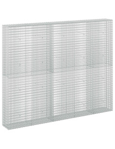 Gabione con filo da 3,5 mm e rete da 5x2,5 cm 250x30x200 cm 2