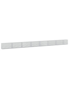 Gabione con filo da 3,5 mm e rete da 5x2,5 cm 750x30x50 cm 2