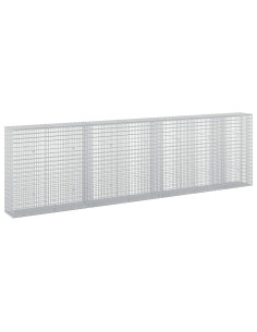 Gabione con filo da 3,5 mm e rete da 5x2,5 cm 350x30x100 cm 2