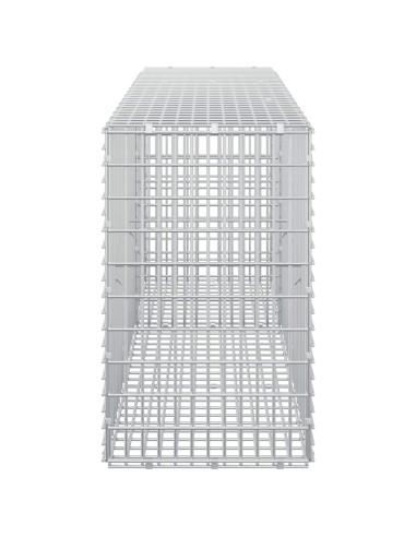 Gabione con filo da 3,5 mm e rete da 5x2,5 cm 150x30x50 cm