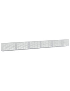 Gabione con filo da 3,5 mm e rete da 5x2,5 cm 550x30x50 cm 2