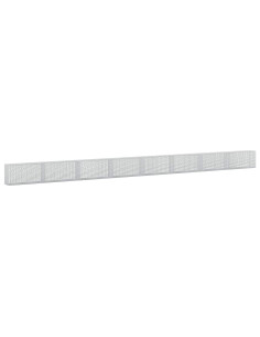 Gabione con filo da 3,5 mm e rete da 5x2,5 cm 800x30x50 cm 2